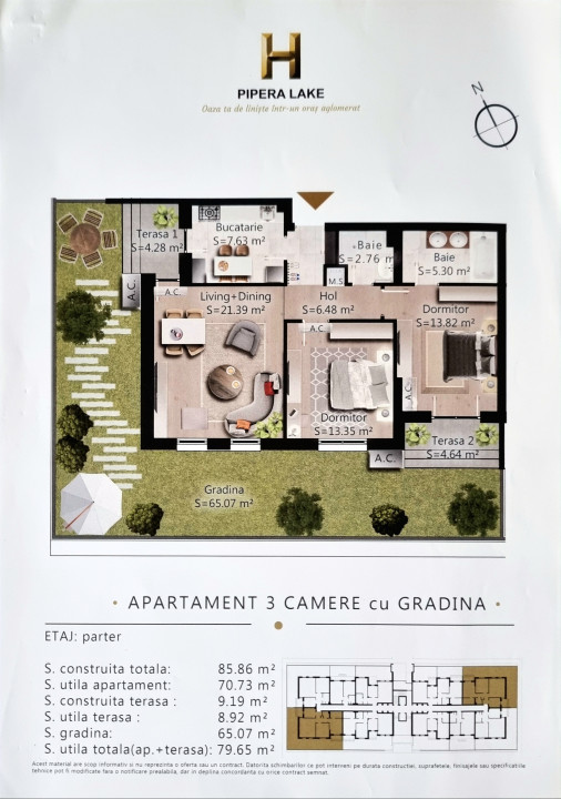 Apartament 3 camere, Pipera, București – foto 18
