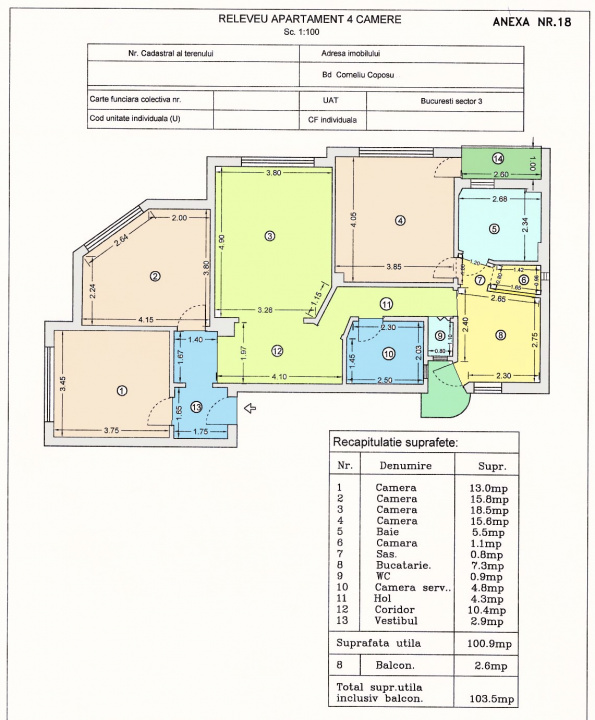 Apartament 4 camere, Piața Unirii, București – foto 8