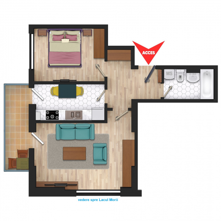 Apartament 2 camere, Grozăvești, București – foto 9